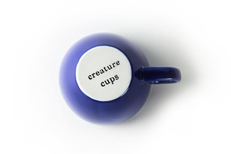 Creature Cups ELEPHANT Ceramic Cup (11 Ounce, Cobalt Blue) - Hidden 3D Animal Inside Mug Emerges As You Drink - Holiday and Birthday Drinkware Gift for Coffee & Tea Lovers - Image 5